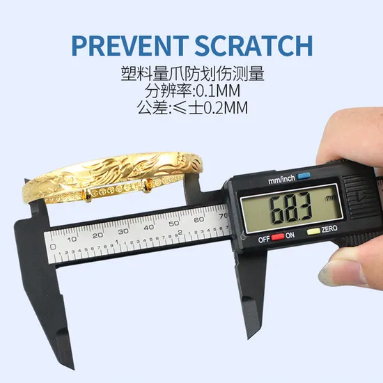 High Precision Plastic Vernier Caliper Digital Caliper 