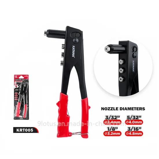 Made Heavy Duty Hand Riveter Drop Forge with Aluminum 