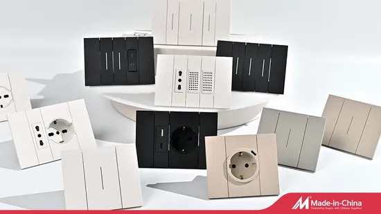 German Standard 2 Module Wall Socket for Home and Office 